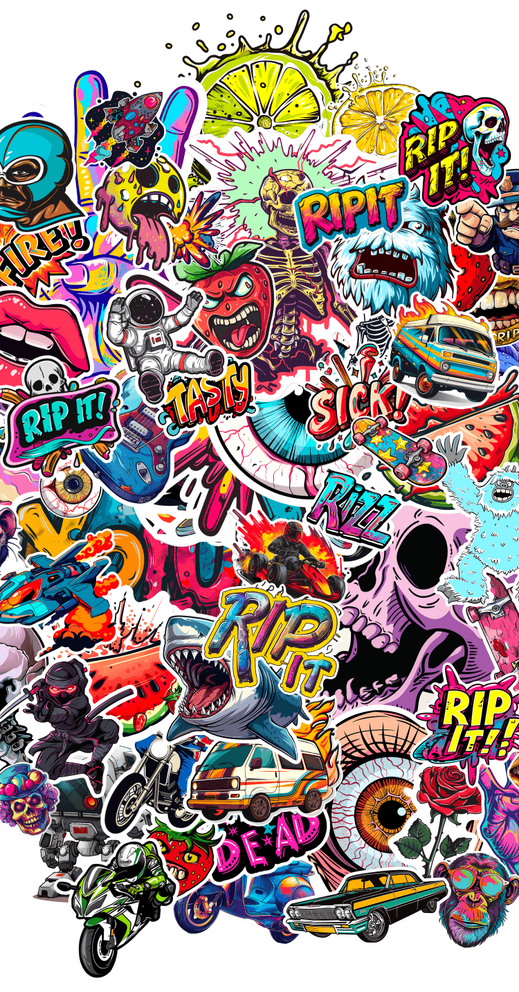 Rompeme Sticker Shop Rip It